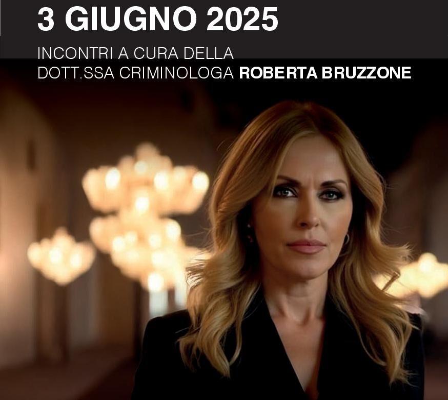 3 giugno Roberta Bruzzone