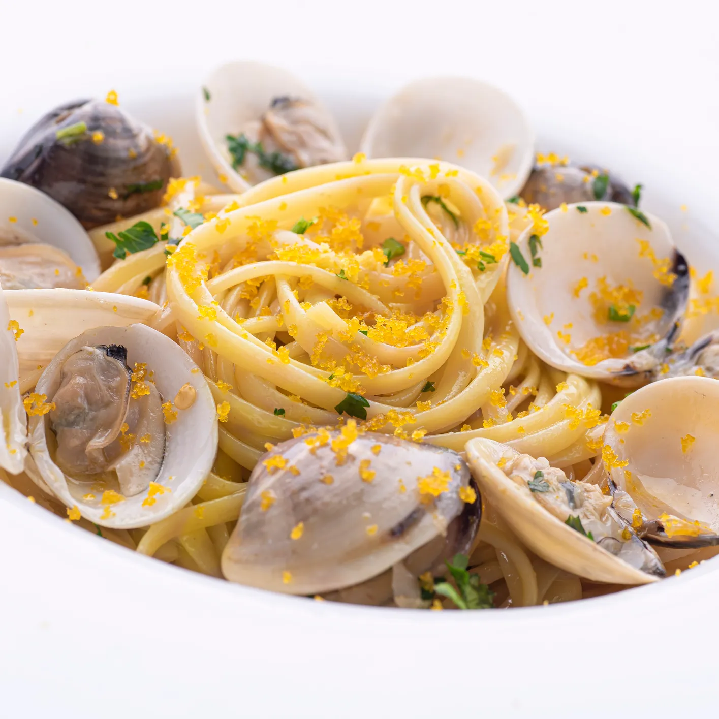Arselle e bottarga